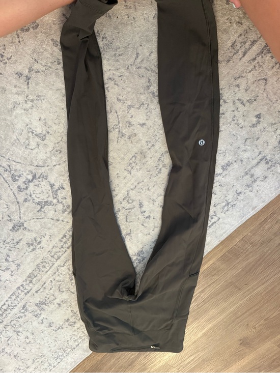 lululemon athletica Pants - lululemon athletica Green High-Rise Leggings with Reflective Logo